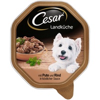 Cesar Landküche Mini Filets in Sauce mit Pute & Rind 14 x 150 g