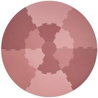SEBRA Spielmatte Round Puzzle (122X122) 13-Teilig In blossom pink