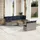 vidaXL Gartensofa-Set 10-tlg. grau Polyrattan