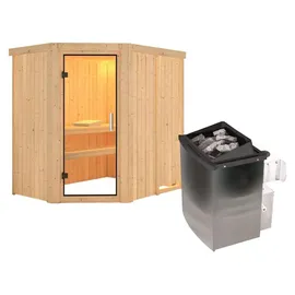 Karibu Carin inkl. 9 kW Ofen + int. Steuerung