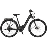 Fischer E-Bike ATB Elektrofahrrad für Damen und Herren, RH 43 cm, Mittelmotor 90 Nm, 36 V Akku, schwarz