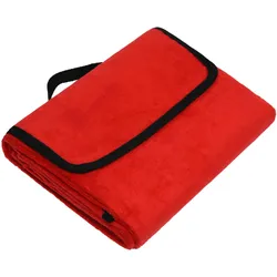 Picknickdecke - Farbe rot - Größe one size
