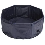 SALALIS Faltbarer Hundepool, Langlebige PVC-Badewanne für Hunde, Katzen, Auslaufsicherer Tragbarer Pool für den Innen- und Außenbereich (XL30/160cm)