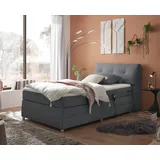 Toulouse A Boxspringbett 120 x 200 cm, inkl. Motor, Ausführung:Variante 1, Stoffbezug:Curio 97 Anthrazit