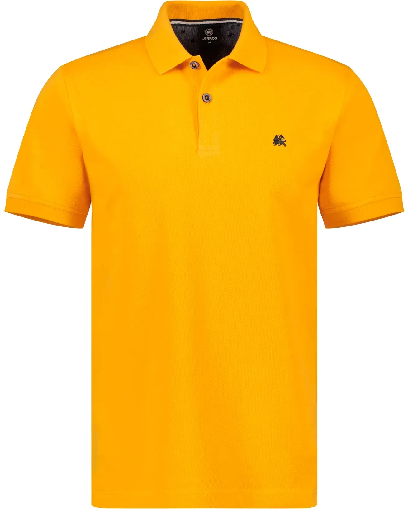 LERROS Kurzarmshirt, mit Logostickerei auf der Brust Lerros mango XL