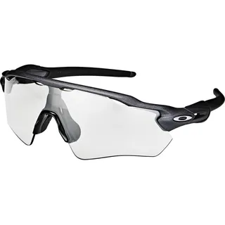Photochromic steel/clear black iridium (OO9208-13)