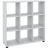 VCM Holz Badregal Benos-3x3 - Weiß