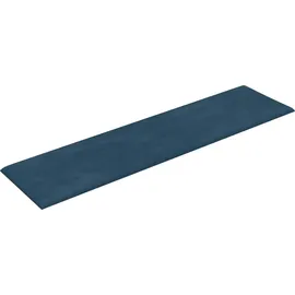vidaXL Wandkopfteilen 12 pcs Blau Samt