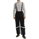 Ski-Funktions-Hose für Herren mit Schneefang Thermo-Hose Straight-Leg Schnee-Hose Regular-Fit 905129 Schwarz - 46