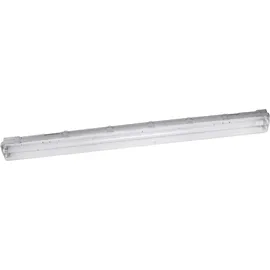 LEDVANCE LED Feuchtraumwannenleuchte Damp Proof Essential Grau 120cm IP65 2 x 15W T8 2400lm Neutralweiß 4000K - Grau