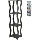 GarPet Regal für Mülleimer Set 3 und 4 Steckregal Kunststoff Haushaltsregal Kellerregal Lagerregal Garagenregal Küchenregal Keller
