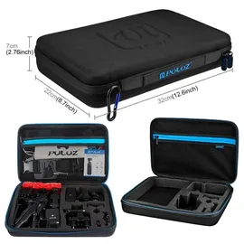 PULUZ 43 in 1 Accessories Ultimate Combo Kits, Action Cam Zubehör, Schwarz
