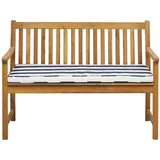 Beliani Gartenbank 120 x 88 x 0 cm Marineblau