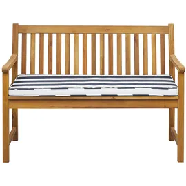 Beliani Gartenbank 120 x 88 x 0 cm Marineblau