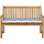 Beliani Gartenbank 120 x 88 x 0 cm Marineblau