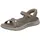 SKECHERS GO WALK FLEX SANDAL-ILLUMINATE Damen Grau 35