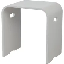 Bernstein Badhocker Duschhocker aus Mineralguss matt weiß