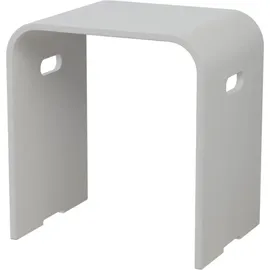 Bernstein Badhocker Duschhocker aus Mineralguss matt weiß