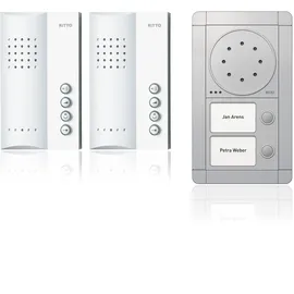 Ritto Portier Audio Set 1891420 2WE silber/weiß