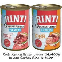 Rinti Kennerfleisch Junior Huhn 24 x 400 g