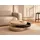 vente-unique Couchtisch rund Schwarz Eiche 80 x 32,5 x 80 cm