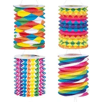 Boland Papierlaterne Fantasie 12 St. 16 cm Mehrfarbig