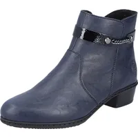 Rieker Damen Y0783 Mode-Stiefel, blau, 40 EU