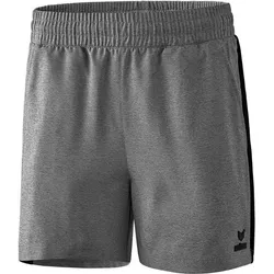 ERIMA Fußball - Teamsport Textil - Shorts Premium, Grau Melange/Schwarz, 44