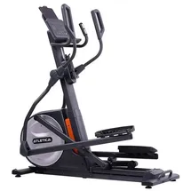 Atletica Beam Crosstrainer | Neues Heimtrainer Modell 2023 | Fitnessstudio Look Feel | Ellipsentrainer in Premium Konnektivität | 15'' Zoll LED Matrix Cockpit | Polar Chipset