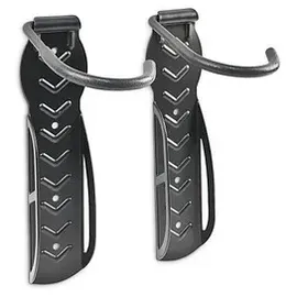 Relaxdays Fahrrad-Wandhalterung 2er Set schwarz