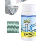 Vollstern Abflussreiniger Mit Handtuch, Rohrreiniger Extrem Stark, Wild Sink Und Drain Cleaner, Abflussreiniger Schaum, Leistungsstarker Abflussreiniger für Küche, Bad & Toilette Alle Rohre (1PC)