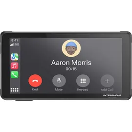 Interphone Ridesync SYNC55 Motorrad Navi CarPlay Motorrad-Display – Android mit Lenkerhalterung, kann mit Quiklox Auto- und Motorradhalterungen verwendet Werden