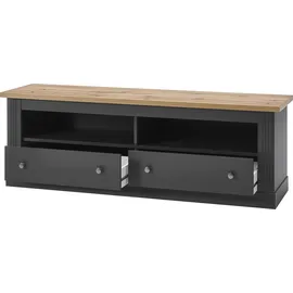 OTTO home Westminster TOPSELLER Lowboard 153 cm Grau Holzwerkstoff/Metall