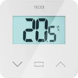 TECE TECEfloor Raumbediengerät Temperatur und Feuchte, LCD-Display, weiß, 77420053