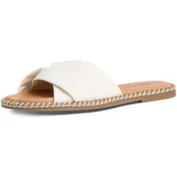 Tamaris Damen Klassische Ballerinas, Frauen Flats,Comfort Lining,TOUCHit-Fußbett,Slip-ons,klassisch elegant,Ballerinen,White,38 EU - 38 EU