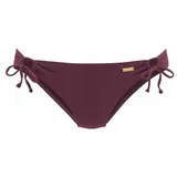 LASCANA Bikini-Hose Damen bordeaux Gr.34