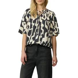 s.Oliver Strukturierte Bluse mit Halbarm im O-Shape schwarz 40