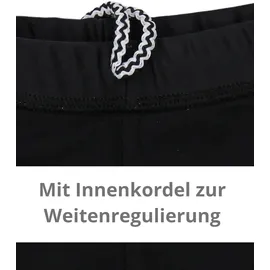 Aquarti Kurze Badehose Schwarz/Graphit/Grün 140