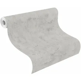 Rasch Textil Vliestapete 10,05 m x 0,53 m 407341 Grau/Silber