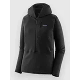 Patagonia Fleece Pullover Hoodie Schwarz S