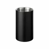 BLOMUS -Easy- Flaschenkühler, Doppelwandig, Passend Für Alle Gängigen Weinflaschen, 12 cm, Farbe Moonbeam 64274, Schwarz