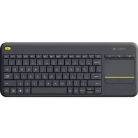 Logitech K400 Plus Wireless Touch Keyboard HU schwarz