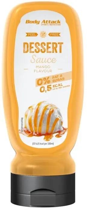 Body Attack - Dessert Sauce Mango Flavour - 320ml