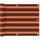 vidaXL Balkonverkleidung 75 x 300 cm Orange und Braun Aluminium