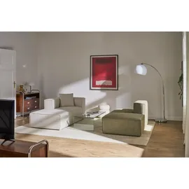 Sofa.de Hocker Trillo 73 x 48 x 96 cm Beige/Grün