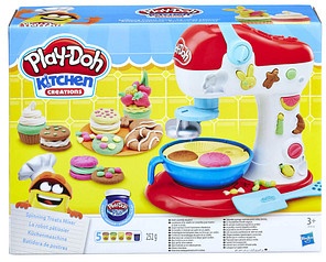 Play-Doh Knete Super Küchenmaschine farbsortiert, 5 Farben je 56,0 g & Zubehör