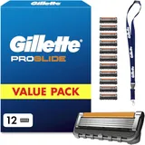 Gillette Proglide Rasierklingen 12 St. + Schlüsselanhänger