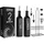 Öl und Essig Spender Set 500 ml Edelstahl Schwarz