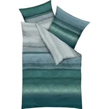 KAEPPEL Feinbiber Bettwäsche Mara grün 155x220+80x80 cm (506442)
