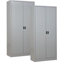 Gürkan 2 Gürkan Stahlschränke 109079 lichtgrau 92,0/80,0 x 42,0/38,0